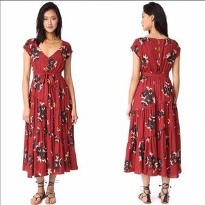 NWOT Free People ‘All I Got’ Flora Maxi Dress